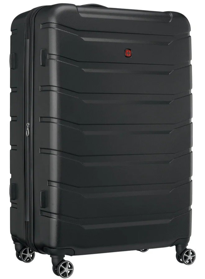 Wenger Vaiana 87 Cm Large 4-Double Wheeled Hardside Expandable Check-In Luggage Trolley Case - Black - Image 4